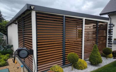 Żaluzje tarasowe, ogrodowe, zewnętrzne